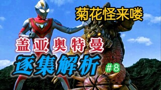 电视直播酿下大祸！菊花怪出没请小心【盖亚奥特曼第八集解析】