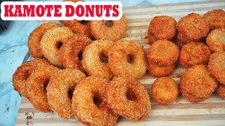 KAMOTE DONUT | SWEET POTATO DONUTS | HOW TO MAKE HOMEMADE DONUT | PANG-NEGOSYO RECIPE