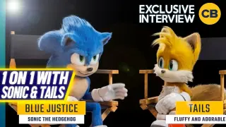 We go 1 on 1 With Sonic and Tails | Sonic 2 Interview