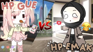 ⊱┊HP GUE VS HP EMAK🤳🏻 ꒱ ˗ˏˋ gacha funny indonesia ´ˎ˗