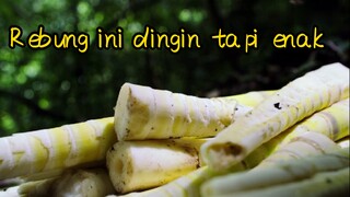 Rebung ini dingin tapi enak