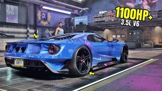 Need for Speed Heat Gameplay - 1100HP+ FORD GT Customization | Max Build 400+