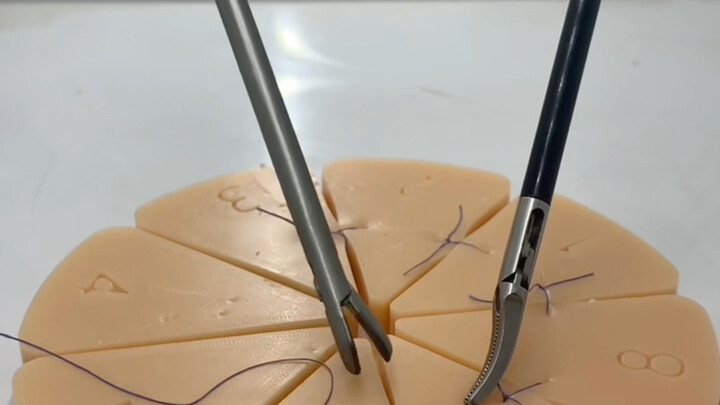 Multidirectional Suturing Practice Under Laparoscopy