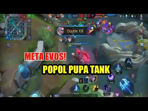 SOLO RANK MOBILE LEGEND - MAIN POPOL PUPA TANK - ArGadinata GaminG