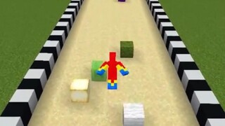 Minecraft Creatures' Long Jump Competition