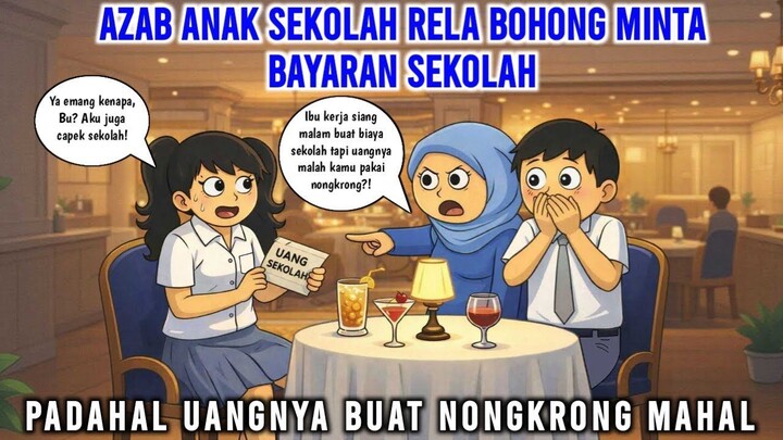 AZAB ANAK SEKOLAH RELA BOHONG MINTA BAYARAN SEKOLAH! PADAHAL UANGNYA BUAT NONGKR