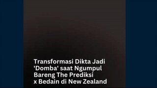 "Transformasi Dikta Jadi 'Domba' saat Ngumpul Bareng The Prediksi x Bedain di New Zealand . Unggahan