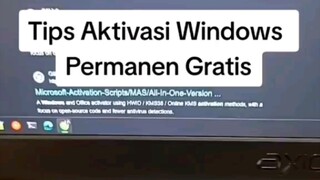 Tips Aktivasi windows secara permanen & gratis 😊 #KejarTargetTontonmu