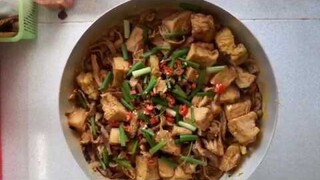 Món ngon .thịt kho củ cải đậu hủ.bếp cô tư.
