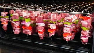 Grilling lamb skewers in the oven is unbelievably delicious!
