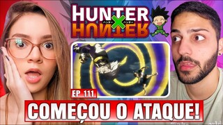 (HISTÓRIA DE NETERO REVELADA 😮) Profª de Geografia ASSISTE HUNTER X HUNTER (EPISÓDIO 111)｜REACT