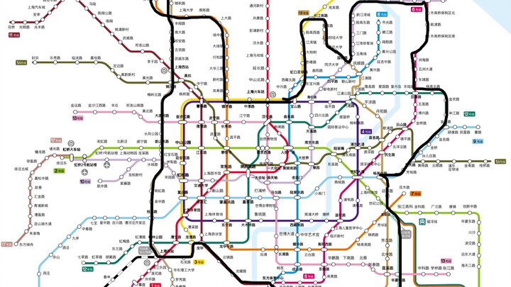Naik lingkaran terbesar Shanghai Metro tanpa keluar stasiun
