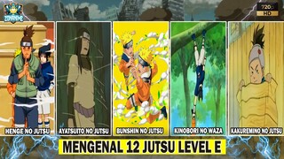 12 MACAM JUTSU LEVEL E - [NARUTO/BORUTO]