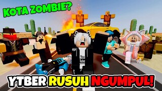 4 YOUTUBER CHALLENGE GABOLEH PAKE SENJATA? KACAU SIH... 😭 | Roblox A Dusty Trip