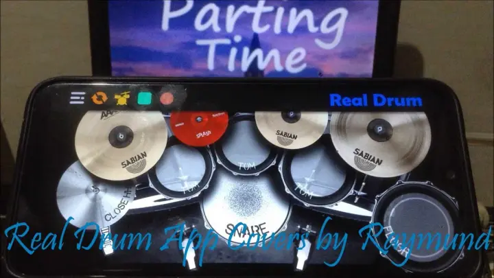 ROCKSTAR - PARTING TIME | Real Drum App Covers by Raymund