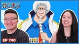 RETIRED SENGOKU?! RICE CRACKER MAN!  | One Piece Episode 740 Couples Reaction & Discussion