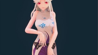 [Genshin Impact MMD] Semi-transparent cheongsam Ningguang丨Swinging mosaic ❤ Deer running around