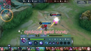 Cyclops 💯% Best Gold lane, 😱