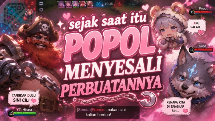 Sejak saat itu popol menyesali perbuatannya 😭😂