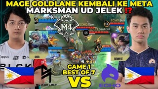 GRANDFINAL M4 JAKARTA ‼️ DUA MAGE GOLDLANE MARKSMAN UDAH GA META LAGI ⁉️ BLACKLIST VS ECHO GAME 1