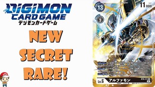 Secret Rare Alphamon Revealed! Crazy Powerful AND Stops Attacks! (Digimon TCG - Double Diamond)