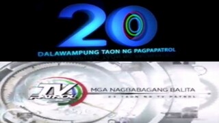TV PATROL: 20 TAON NG PAGPAPATROL & MGA NAGBABAGANG BALITA: 25 TAON NG TV PATROL FULL DOCUMENTARY