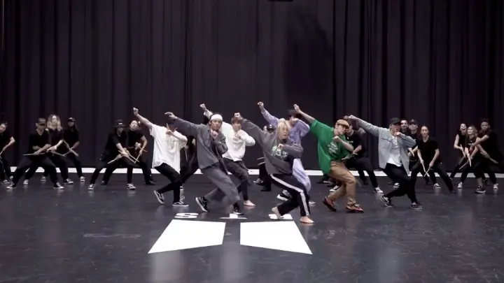 [BTS]Mirroed dance practice video of ON