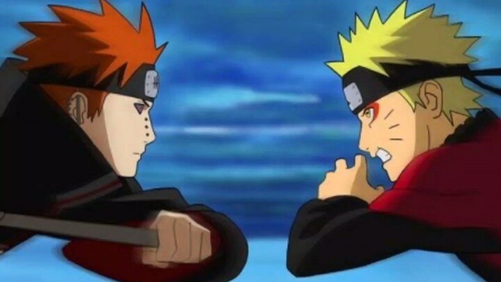 Naruto vs pain (momen kedatangan Naruto)