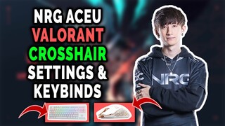 NRG Aceu Valorant Settings, Keybinds, Crosshair and Setup [Updated 11 Aug 2020]