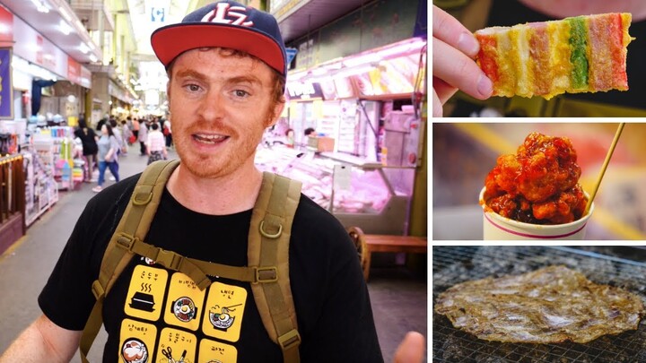 Local KOREAN STREET FOOD in Seoul, Korea at Mangwon Market (망원시장)