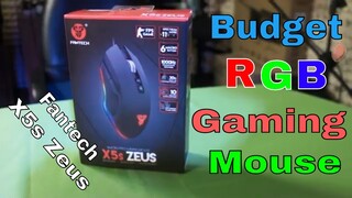 Buy Fantech X5s Zeus Best Budget RGB Gaming Mouse Unboxing Item LINK in the Description