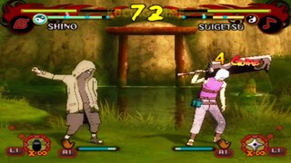 Naruto Ultimate Ninja 6 Android Gameplay - Shino VS Suigetsu