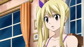 -Natsu sao cậu cứ chạy sang phòng Lucy thế!