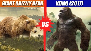 Giant Grizzly Bear vs Kong (2017) | SPORE