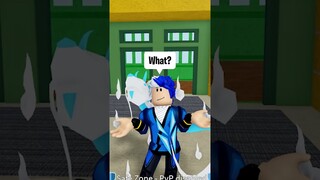 SILVER gives MYTHICAL FRUITS to KIND PLAYERS in Blox Fruits! | ft. @BloxYuki #shorts