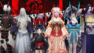 [Onmyoji MMD] Whale Bone Open! Dance and chop again! Water Attack · Teeth Armor! Unclean power! Endless Sword Prison! Resentful souls weighed!