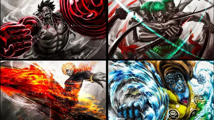 [The four main forces of the straw hats / full-time high-burning stepping point] The battle feast fr