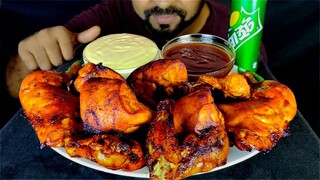 EATING BEST BBQ CHICKEN, MAYONNAISE, BBQ SAUCE, GREEN CHILI & SPRITE ASMR MUKBANG SHOW | #LiveToEATT