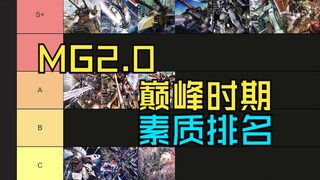 给MG2.0时期的巅峰高达模型排名 你会怎么排？第六期（推荐排名）