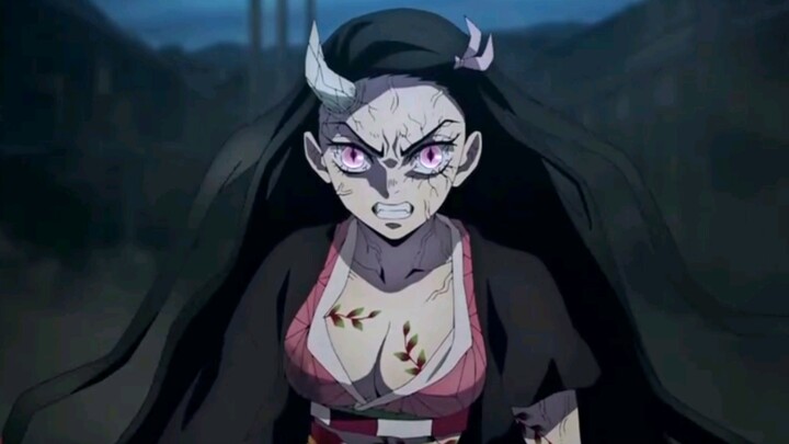 "Nezuko's fighting power is off the charts, she's here to protect her brother alone!"