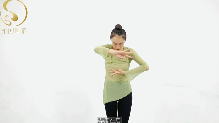 古典舞身韵《云手》的讲解。