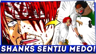 VEJA COMO BARBA NEGRA CONSEGUIU DEIXAR UMA CICATRIZ NO SHANKS EM ONE PIECE