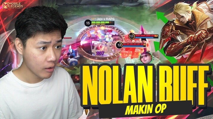 NOLAN BUFF NEW UPDATE MAKIN OP AJA INI HERO UDAH KUAT MAKIN KUAT! - Mobile Legen
