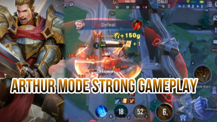 ARTHUR MODE GAMEPLAY
