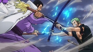 Zoro Solo Với Đô Đốc Hổ Tím - Chém Đứt Đôi Thiên Thạch Khổng Lồ | One Piece