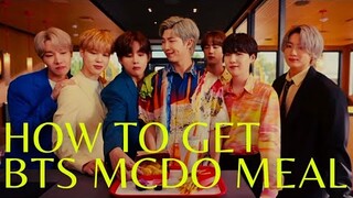 BTS Meal Philippines | BTSMCdoPh | DownloadApp | mcdonalds