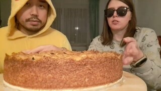 ASMR APPLE PIE (Eating Sounds)