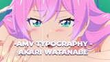 AMV Typography | Akari Watanabe | Skinnyfabs - Ghost