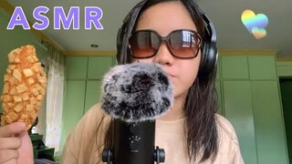 ASMR | eating corndogs :P