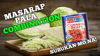 PAGSAMAHIN sila KAKAIBANG SARAP/  CORNED BEEF with CABBAGE